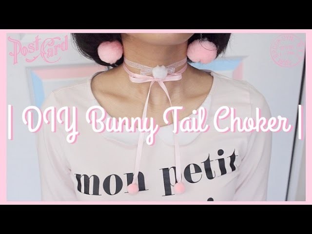 DIY Bunny Tail Choker || 2 Different Styles
