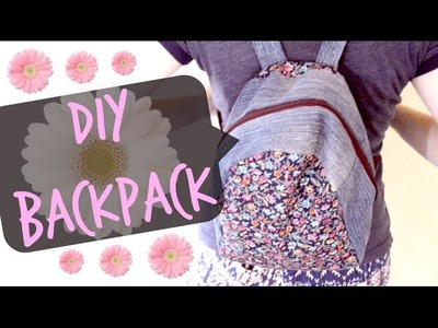 DIY Denim Backpack | Upcycled Denim Backpack