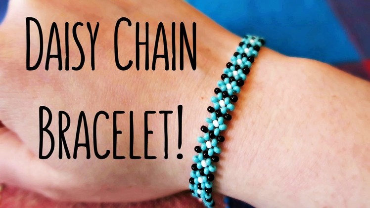 DIY Easy Daisy Chain Seed Bead Bracelet. Bead Weaving. ¦ The Corner of Craft
