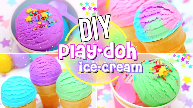 DIY Edible PLAY DOUGH ICE CREAM!