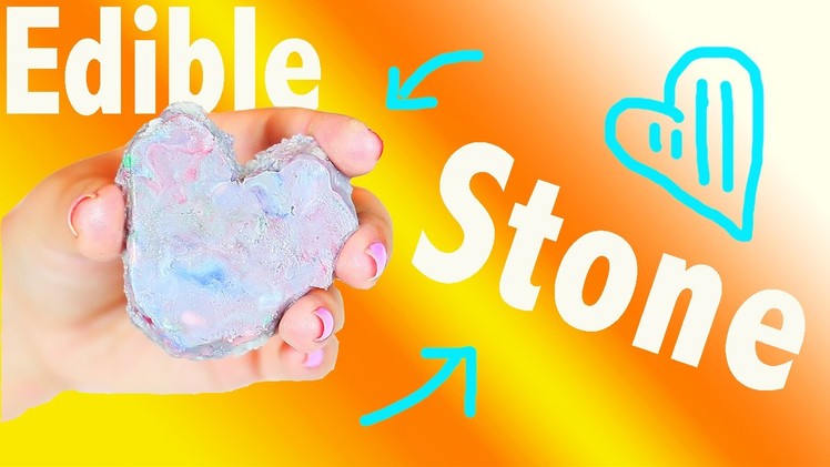 DIY Edible Stone - Turn bread into Mold with Candy Melt Filling