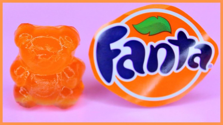 DIY FANTA SODA GUMMY BEARS! How To Make Fanta Soda Gummy Bears!