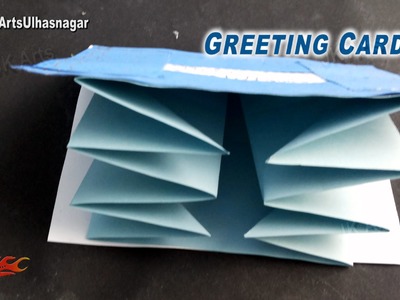 DIY Greeting Card for Scrapbook | How to make | JK Arts 912