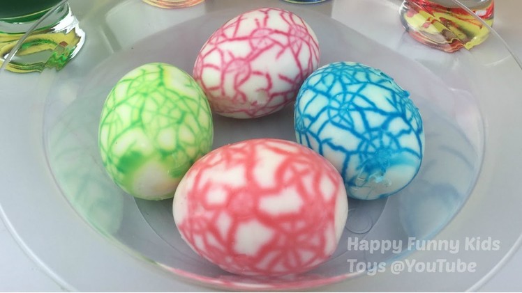 DIY How To Colours Easter Eggs With Food Colouring Fun for Kids and Children