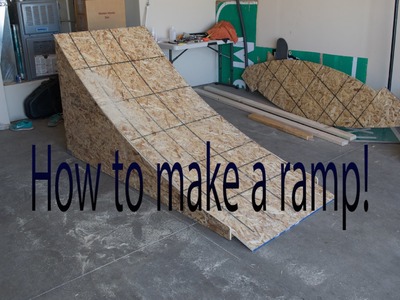 DIY how to make a wooden bike jump