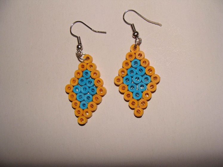 DIY: how to make new design quilling earrings