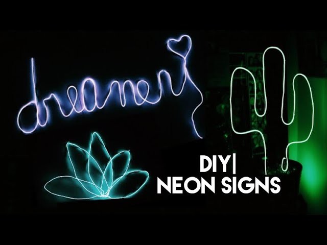 DIY| Neon Sign [3 Styles]