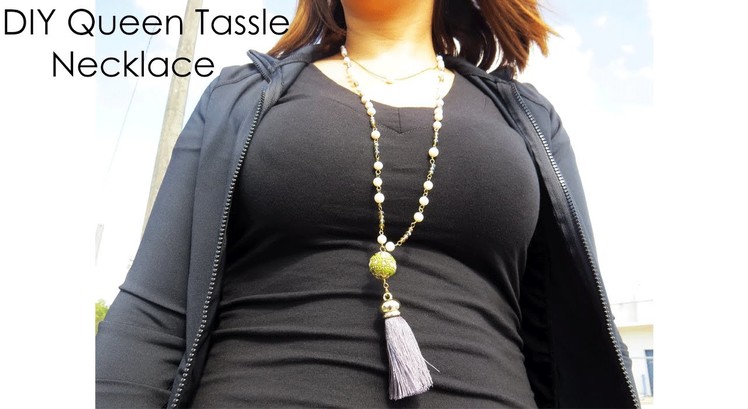 DIY Queen Tassle Necklace