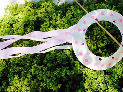 Easy craft: How to make a paper plate kite