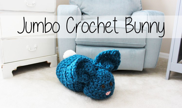 Easy Jumbo Crochet Easter Bunny Amigurumi | Sewrella