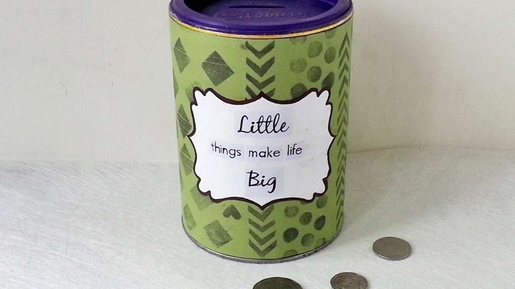 How To Create A Recycled Can Bank - DIY Crafts Tutorial - Guidecentral