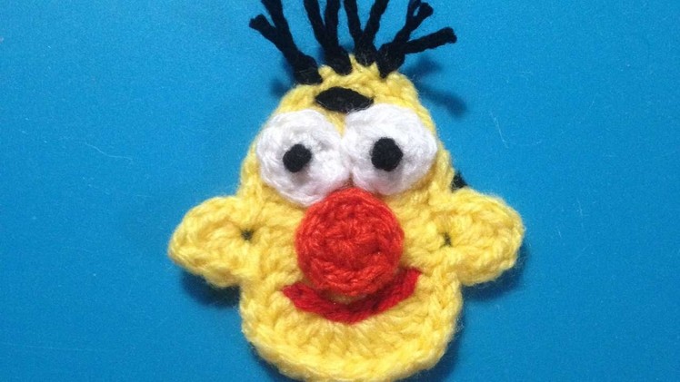 How To Crochet Sesame Street Bert Applique - DIY Crafts Tutorial - Guidecentral