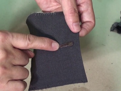 How to handmake a professional button hole