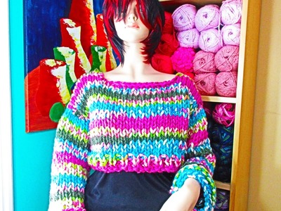 How to knit a crop top sweater - with Ruby Stedman
