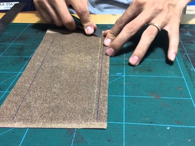 How to made leather splitter - Da Handmade