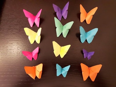 How to make a Paper butterfly? (Origami)
