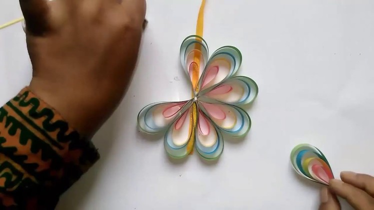 How to make a paper flower easy step by step