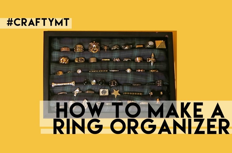 How to Make a Ring Organizer | #CraftyMT