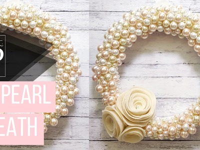 How to Make a Romantic Pearl Wreath