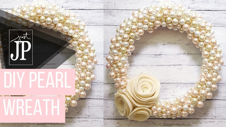 How to Make a Romantic Pearl Wreath
