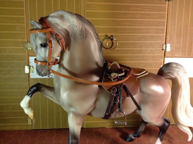 How to make a simple side saddle Breyer scale
