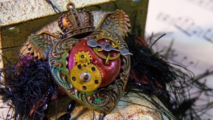 How to make a Steampunk Heart - Jewelry Making