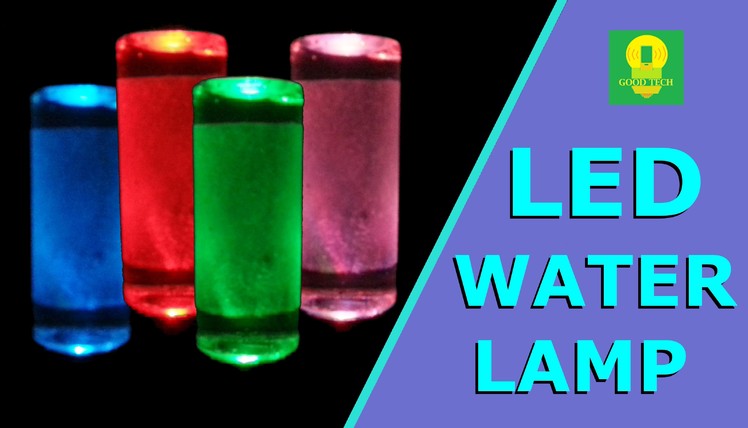 How to make LED Water Lamp | Recycled Bottle Lamps | Very Simple