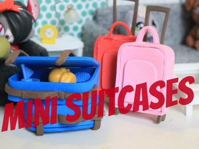 How to make miniature suitcases - Doll Crafts