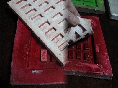 How To Make Mold for Miniature Bricks - Flash View(home made)