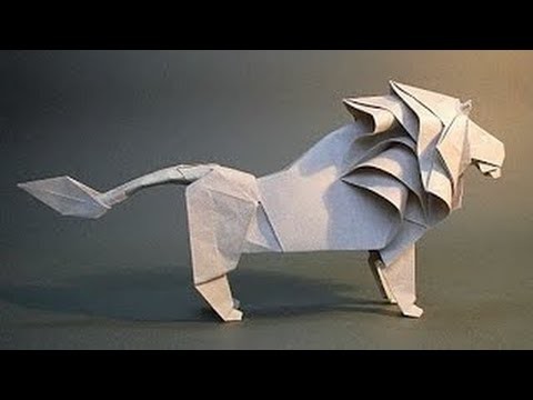How to make paper lion