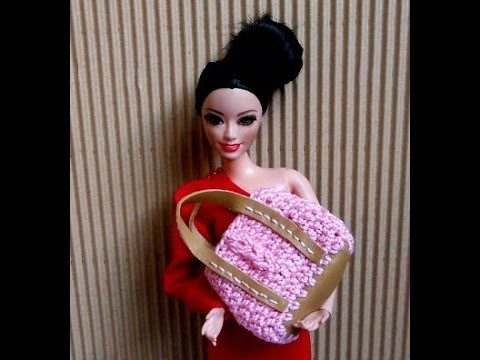 How to sew Barbie bag leather handles-Como coser bolsas bonecas Asas de couro -Hand sew leather