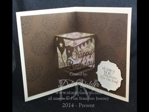 How to Use Window Plates for a Pop Up Card with Deb Valder