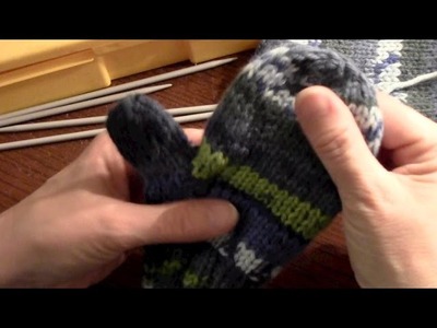 Knitting Children's Mittens Part 2