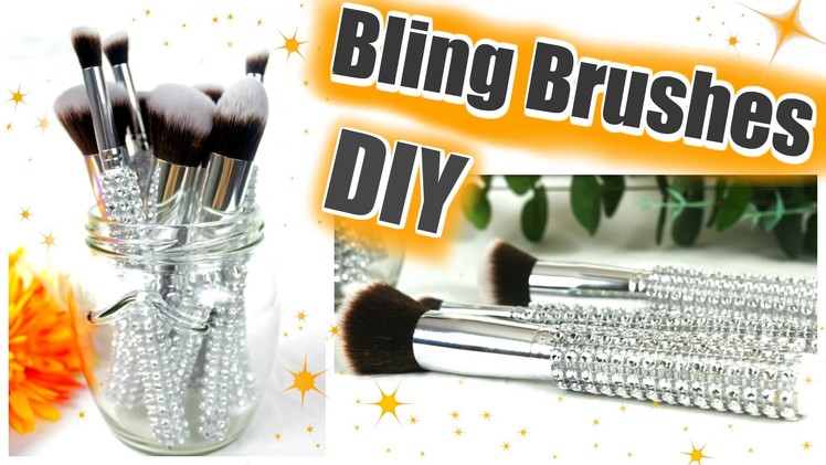 Pinterest DIY Diamond Bling Makeup Brushes | DUPE Morphe Brushes