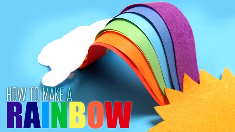 Rainbow | DIY Rainbow  | Learn How To make Rainbow | Kids Art and Craft