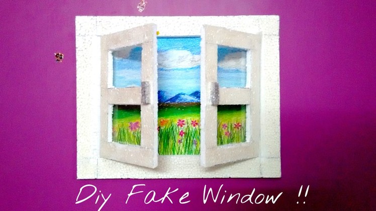 Revamp your Room : DIY Fake Window !! | Saminspire