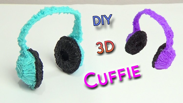 3D Cuffie con la 3D Pen | Headphone 3D Printing Pen Creation  DIY Tutorial
