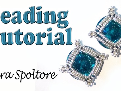 BeadsFriends: beading tutorial - DIY earring or bracelet - How to make beaded jewelry