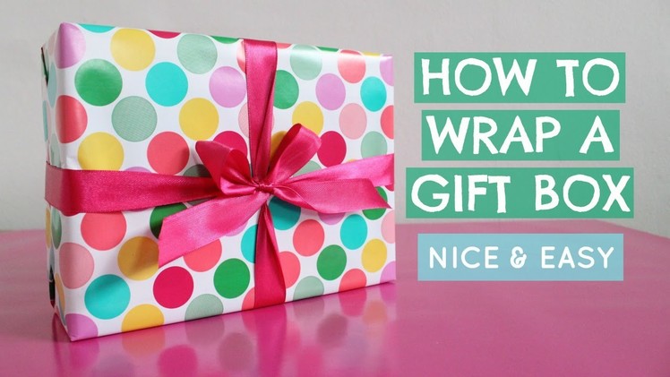 CAN YOU WRAP? How To Wrap A Gift Box | How To Tie A Ribbon | Mother's Day Gift | Jtru