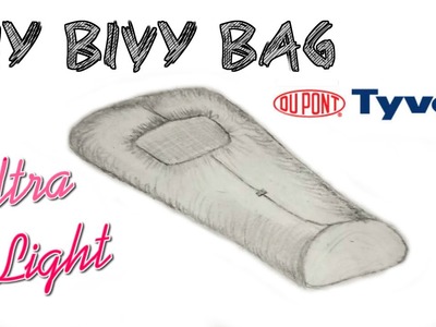 Cheap DIY Ultra Light Tyvek Bivy Bag Sleeping Shell w.footbox - designed to fit the MSS System