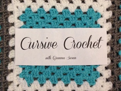 Cursive Crochet