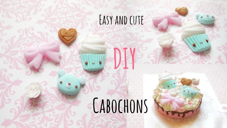 CUTE and EASY DIY Handmade Cabochons - Beginner Kawaii Poymer Clay Tutorial