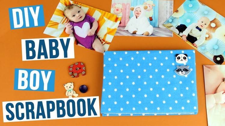 DIY Baby Boy Scrapbook
