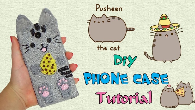 Diy Cover Telefono 3D Pen. Pusheen the Cat Phone Case 3D Printing Pens