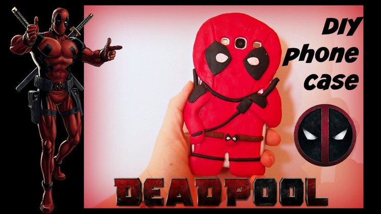 DIY.Deadpool phone case tutorial!