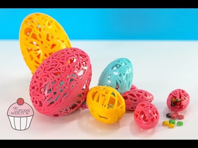 DIY Easter Eggs | Nested Chocolate Lace Bowls | My Cupcake Addiction