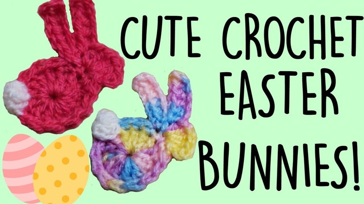 DIY Easy and Quick Crochet Easter Bunnies! How To ¦ The Corner of Craft