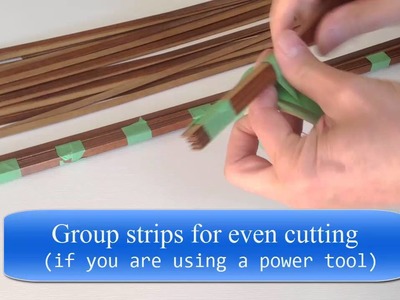 DIY Floor strips for dollhouses and room-boxes flooring