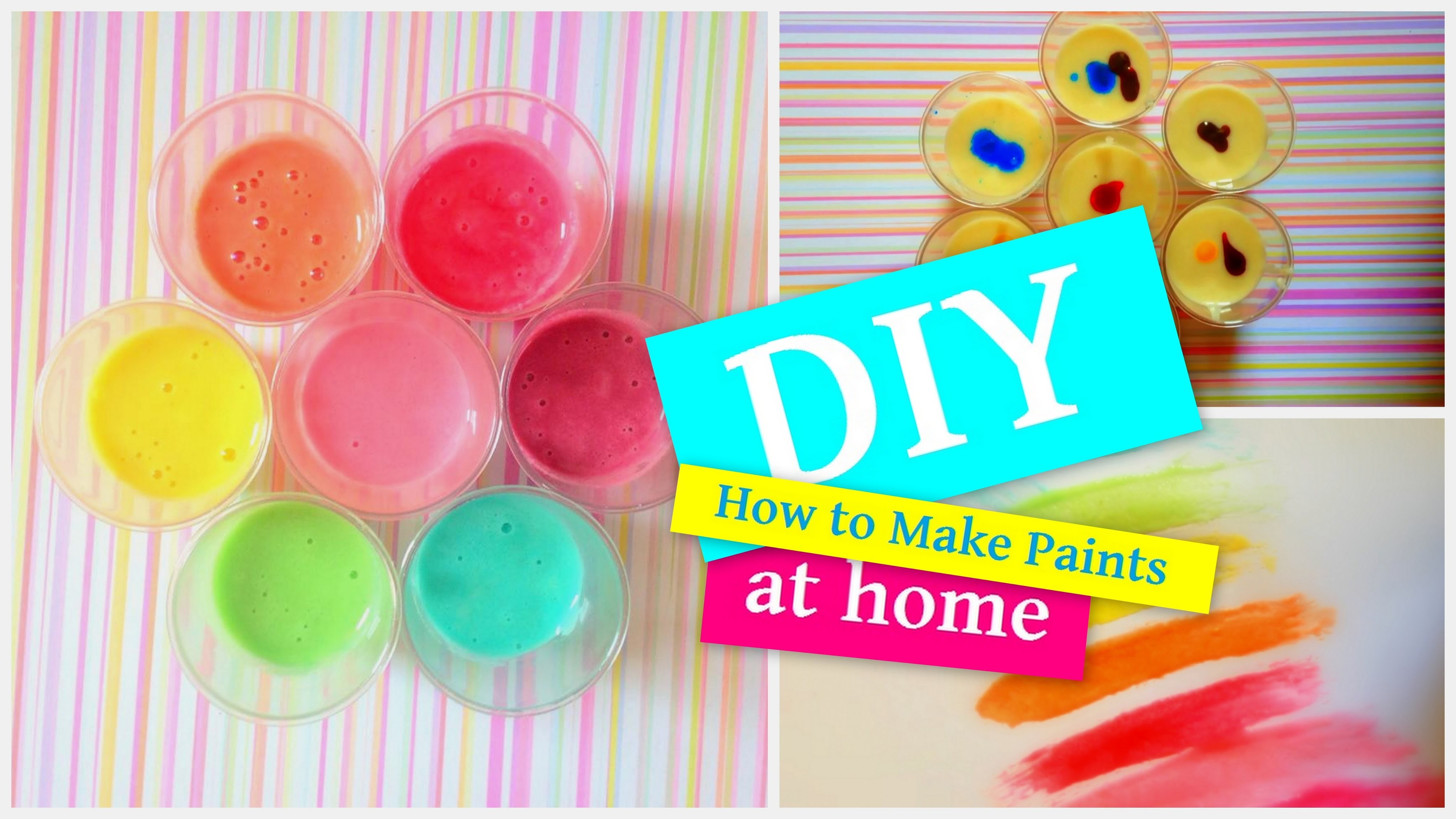 Made paint. How to make Paint. DIY Paint.