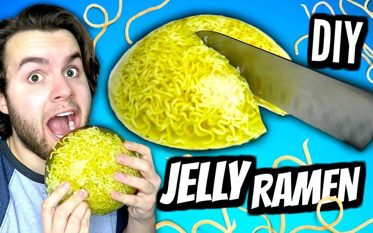 DIY Jelly Ramen! | How To Make A Giant Gummy Jello Ramen Noodle Soup Tutorial!